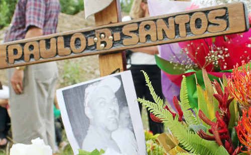 Community support: Paulo dos Santos’ wife Cleide has thanked the Warwick community for their support ahead of her husband’s funeral today. Community support: Paulo dos Santos’ wife Cleide has thanked the Warwick community for their support ahead of her husband’s funeral today.